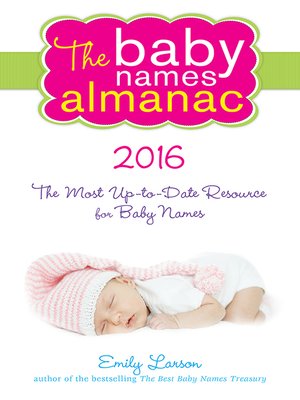cover image of The 2016 Baby Names Almanac